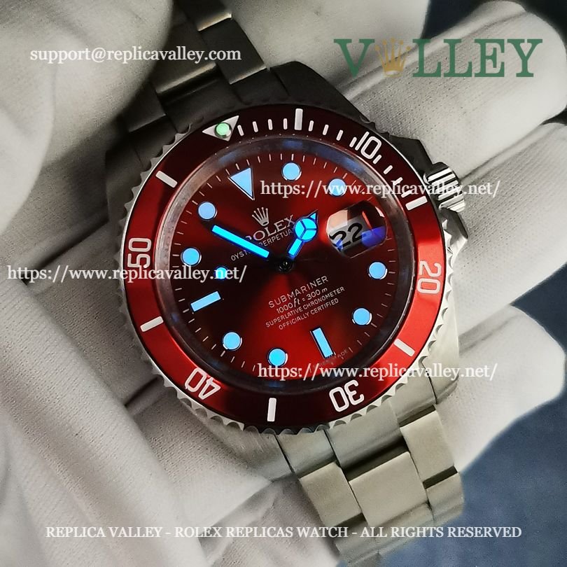 S004 Rolex Submariner 16610 Red Dial