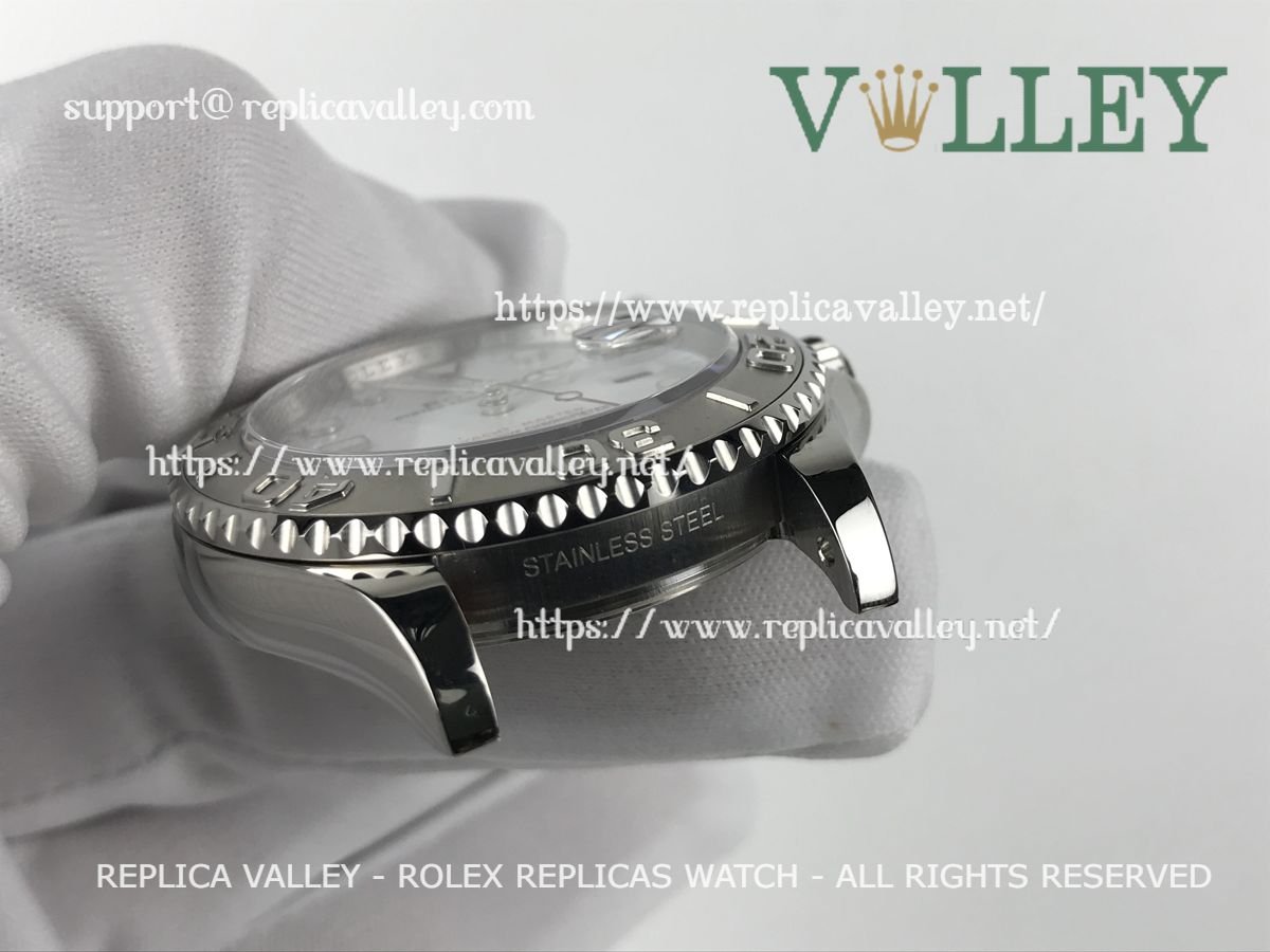 YM008 Rolex Yacht-Master SS 40MM A-2813 White Dial