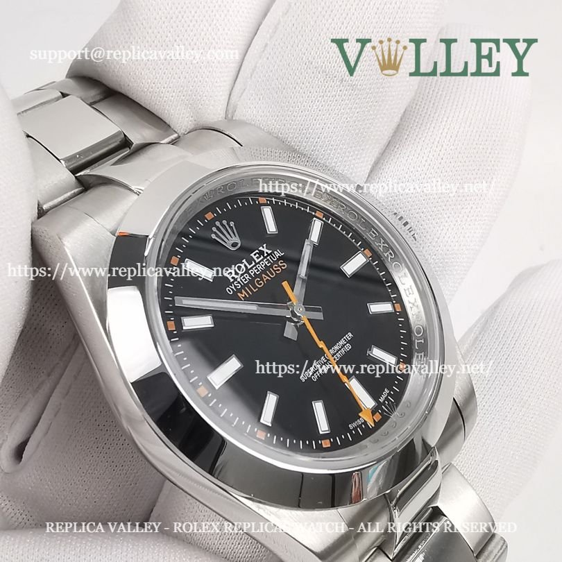 M003 Rolex Oyster Perpetual Milgauss 116400 Black Dial