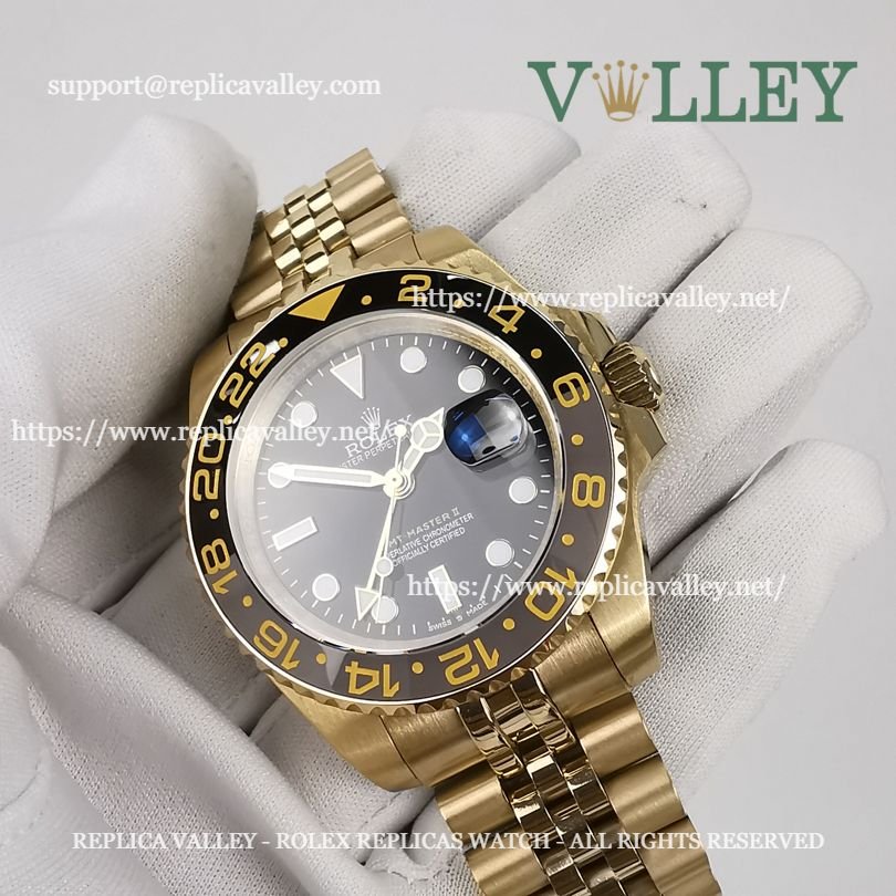 GM552 Rolex GMT-Master II 126718 Yellow Gold Jubilee Bracelet