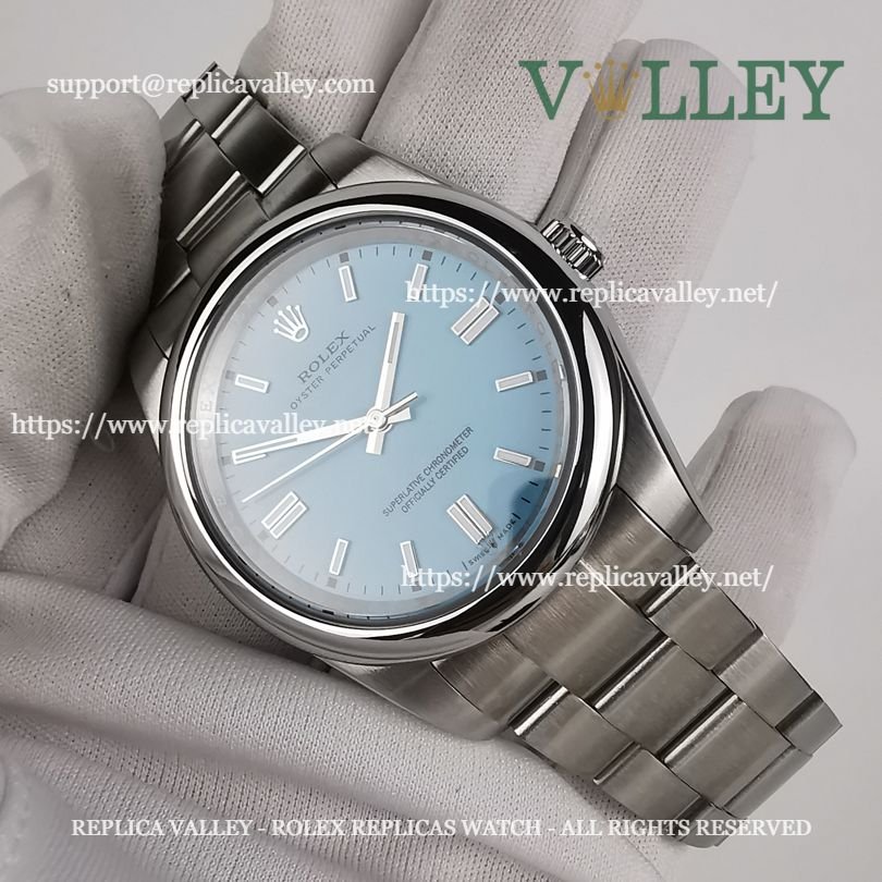 OP41004 Rolex Oyster Perpetual 124300 Turquoise Blue Dial