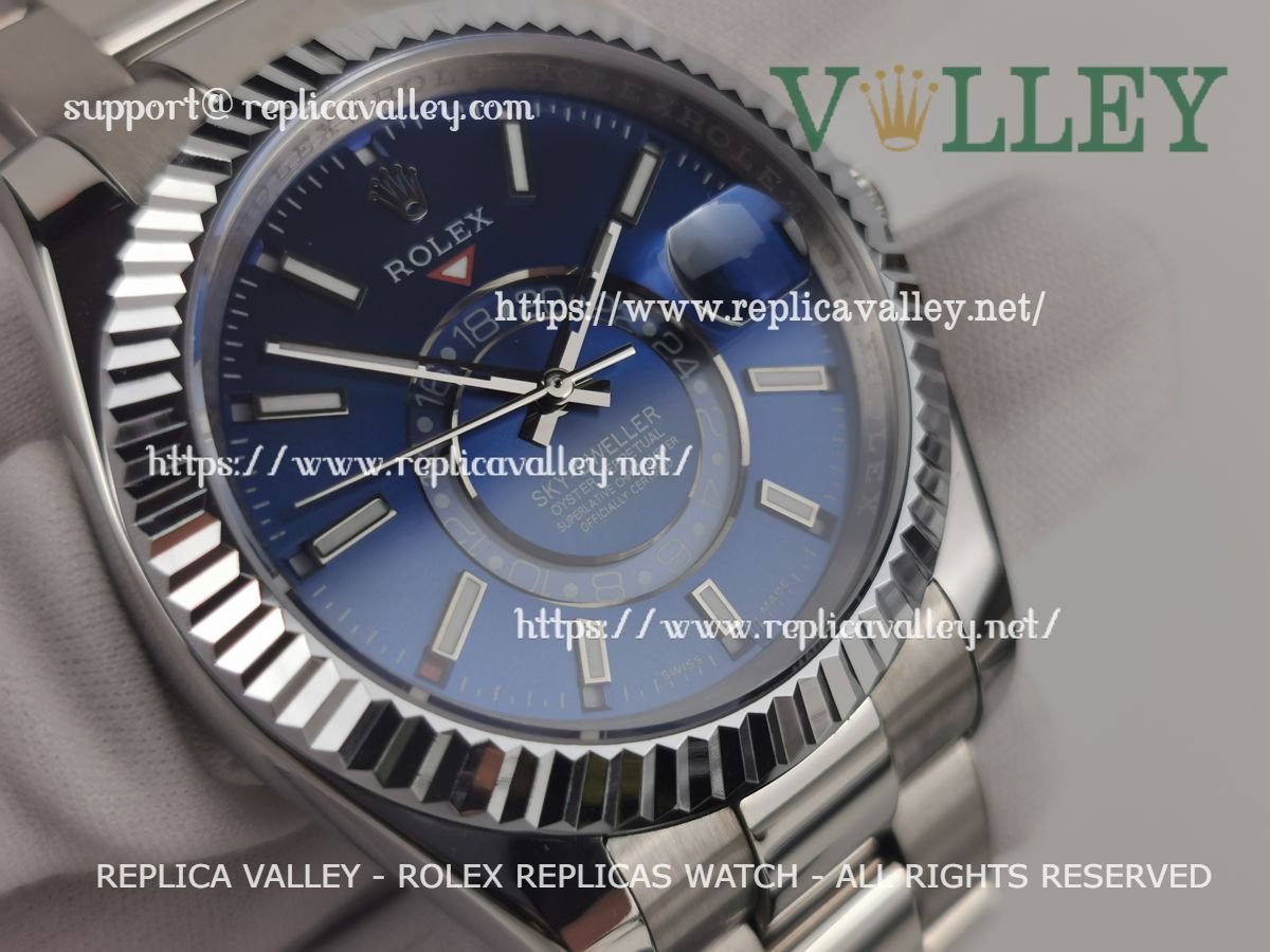 SKD001 Rolex Sky-Dweller 326934 Oyster Bracelet Blue Dial