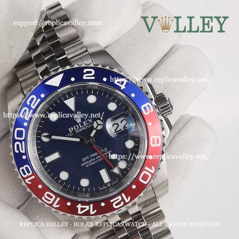 GM515 Rolex GMT-Master II 126719 Pepsi Jubilee Bracelet Blue Dial