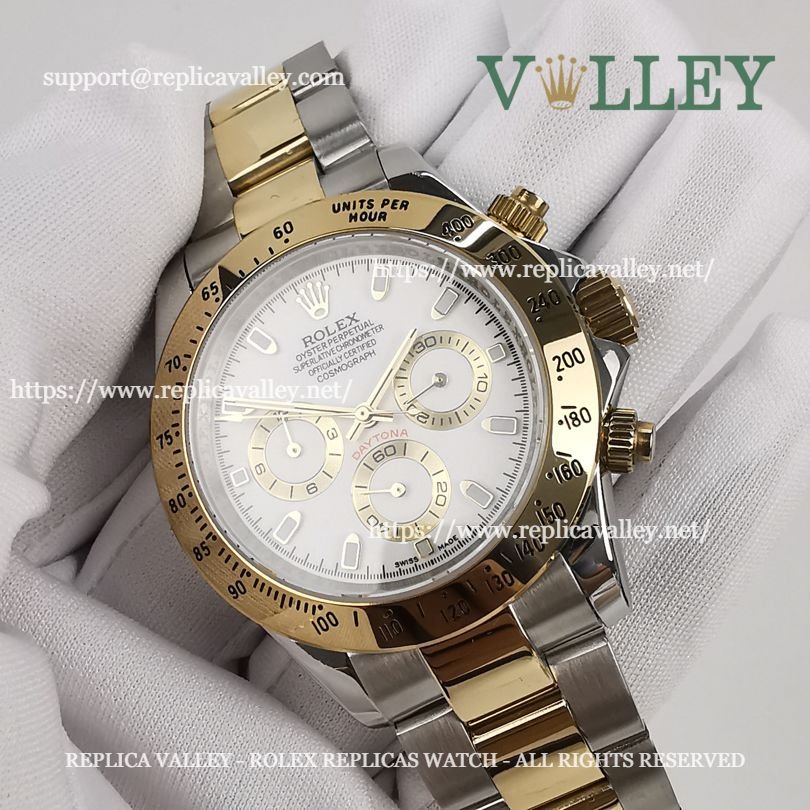 D201 Rolex Daytona 116503 Two Tone White Dial