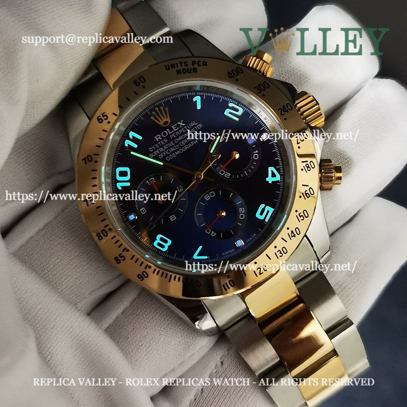 D205 Rolex Daytona 116503 Two Tone Blue Dial