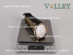 C112 Rolex Cellini Time 50505 Brown Leather Strap White Dial - Image 15