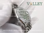 DJ36254 Rolex Datejust 126284 Diamond Bezel Olive Green Palm Motif Dial - Image 3