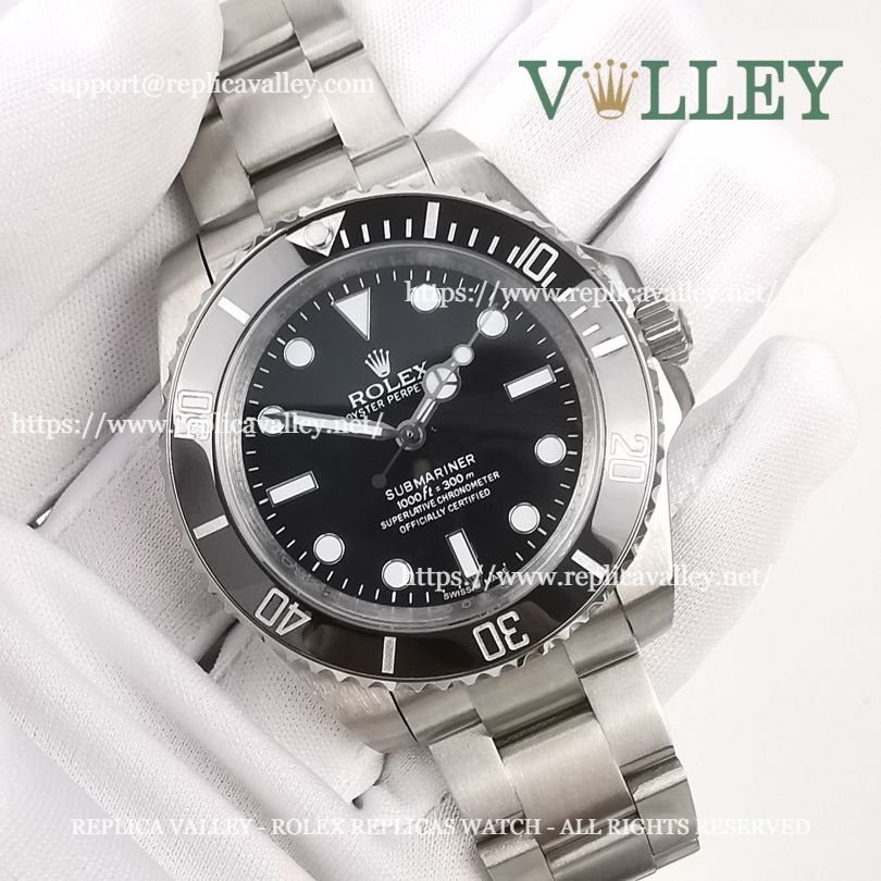 S404 Rolex Submariner 124060 No Date Black Dial
