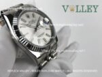 DJ36053 Rolex Datejust 126234 Fluted Bezel Silver Dial - Image 6