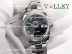 DJ36102 Rolex Datejust 116234 Black Roman Dial Oyster Bracelet