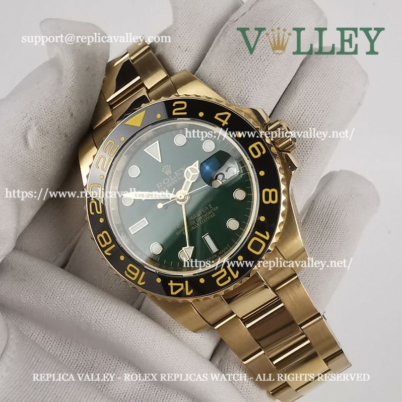 GM542 Rolex GMT-Master II 116718 Oyster Bracelet Green Dial