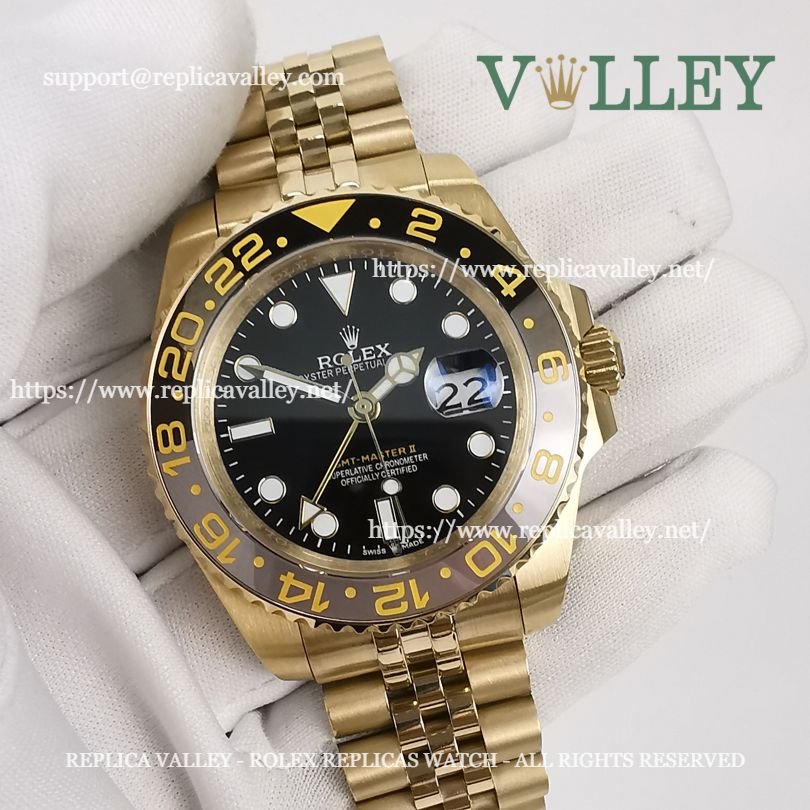 GM552 Rolex GMT-Master II 126718 Yellow Gold Jubilee Bracelet
