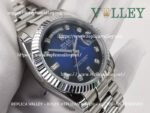 DD36003 Rolex Day-Date 128239 Fluted Bezel Blue Ombre Dial - Image 6