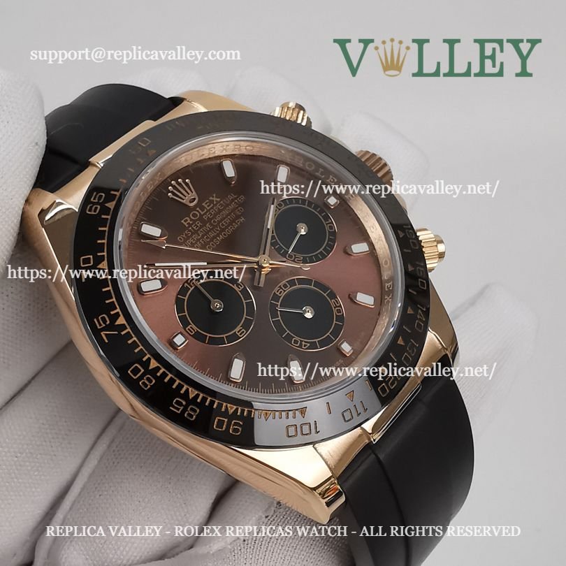 D604 Rolex Daytona 116515 Rose Gold Chocolate Dial