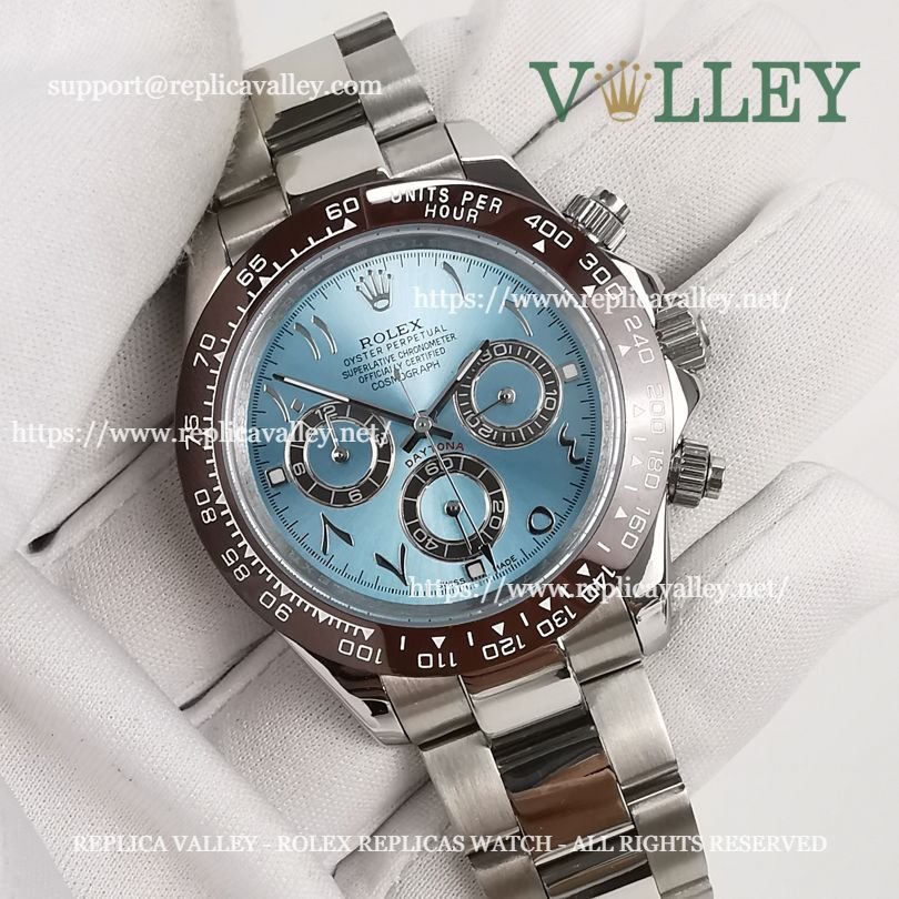 D105 Rolex Daytona 116506 Ice Blue Arabic Ice Blue Dial