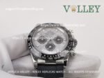 D142 Rolex Daytona 116519 Men's Watch Silver Meteorite Dial - Image 5