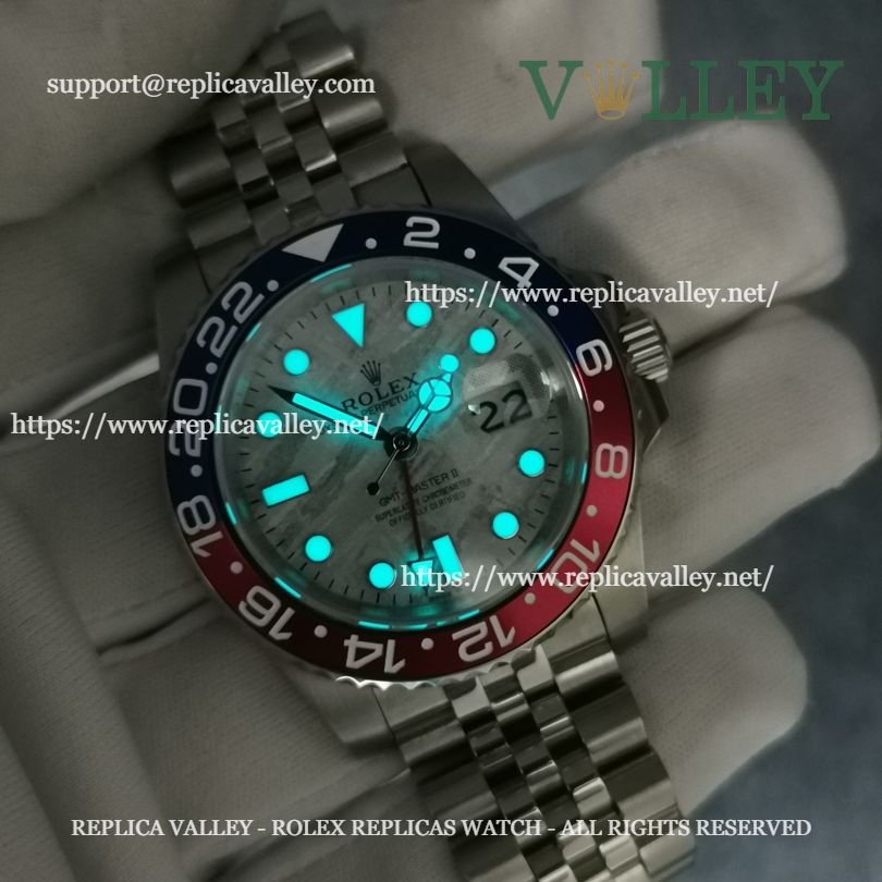 GM516 Rolex GMT-Master II 126719 Pepsi Jubilee Bracelet Meteorite Dial