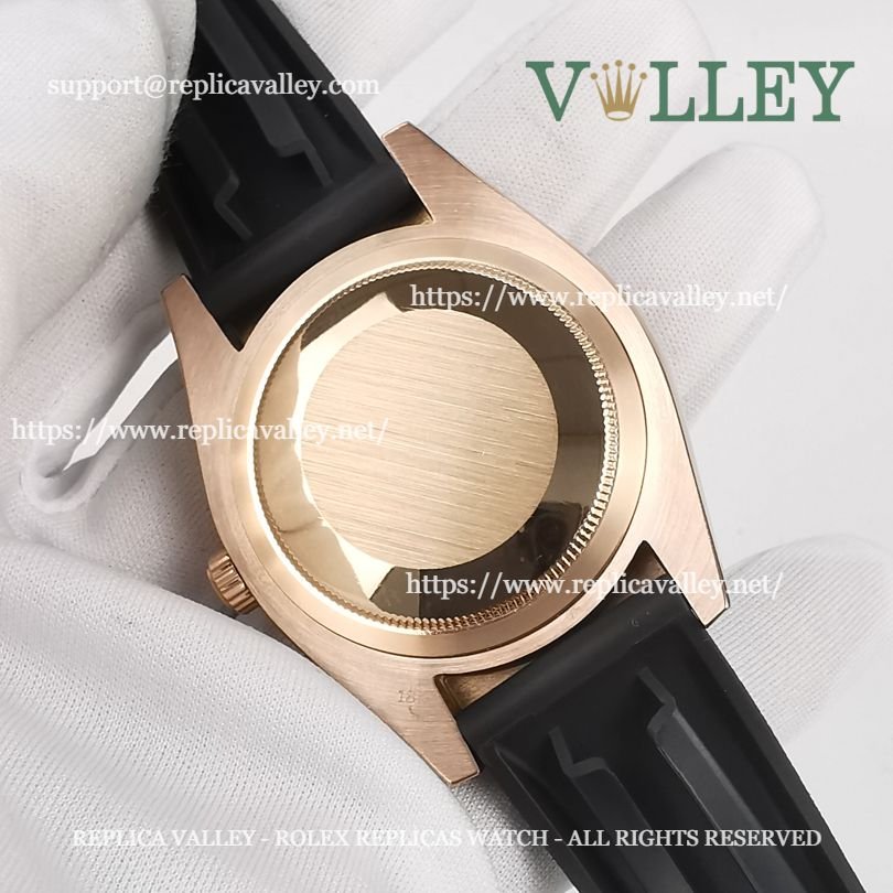 SKD223 Rolex Sky-Dweller 326235 Rubber Strap Chocolate Dial