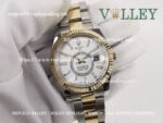 SKD103 Rolex Sky-Dweller 326933 Oyster Bracelet White Dial