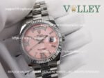 DD36005 Rolex Day-Date 128239 Fluted Bezel Pink Opal Dial - Image 2