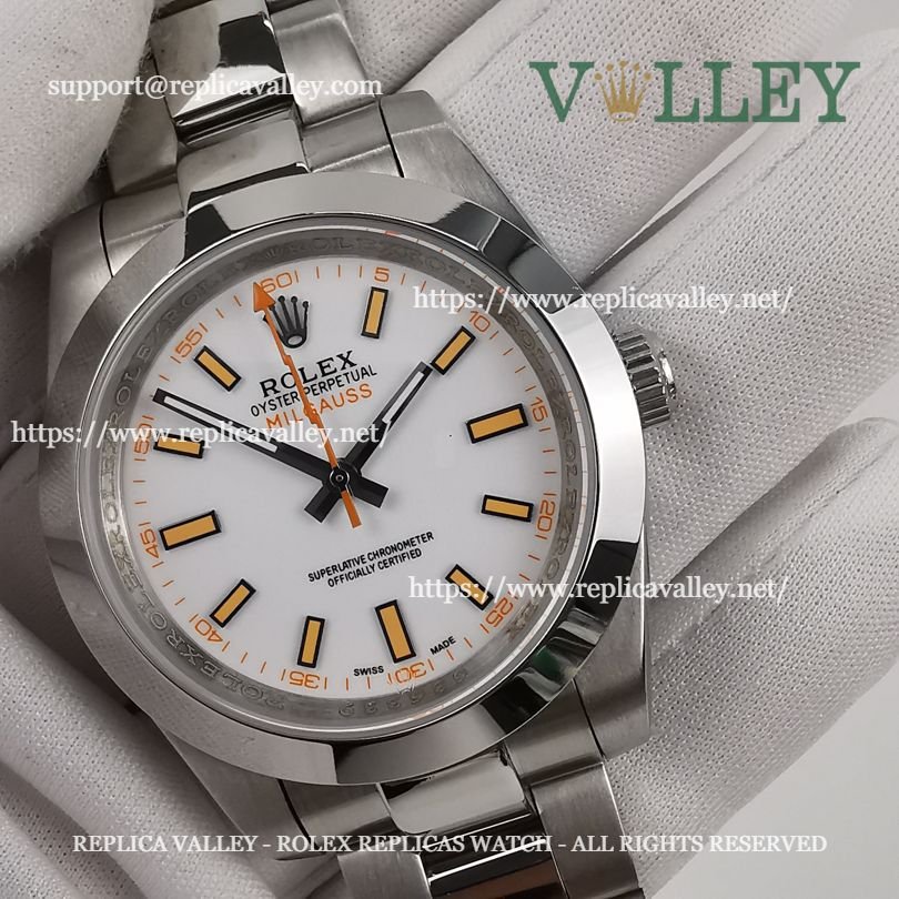M004 Rolex Oyster Perpetual Milgauss 116400 White Dial