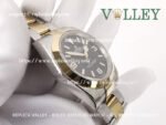 E101 Rolex Explorer 124273 Oystersteel and Yellow Gold Black Dial - Image 3