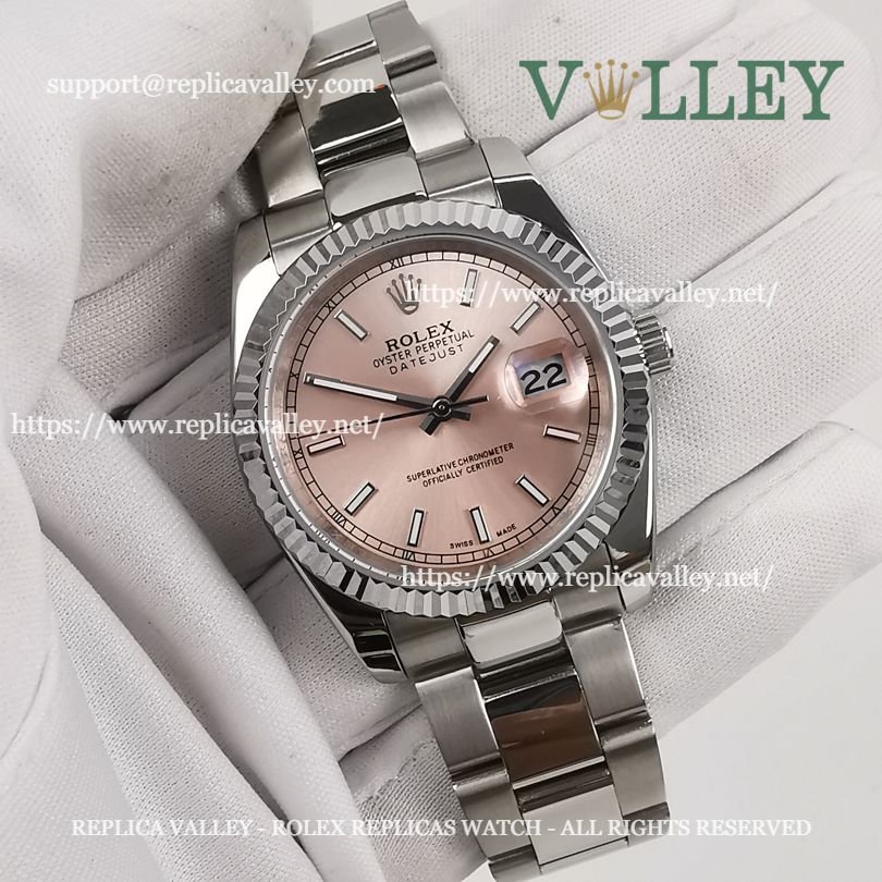 DJ36105 Rolex Datejust 116234 Pink Dial Oyster Bracelet