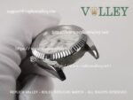 DD36001 Rolex Day-Date 128239 Fluted Bezel Silver Dial - Image 10