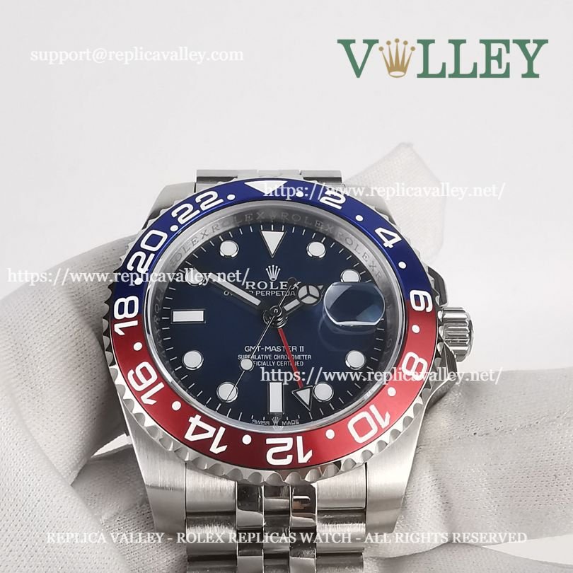 GM515 Rolex GMT-Master II 126719 Pepsi Jubilee Bracelet Blue Dial