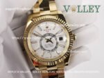SKD302 Rolex Sky-Dweller 326938 Yellow Gold White Dial