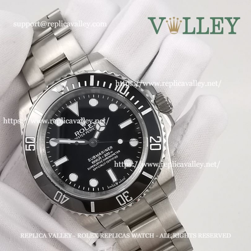 S404 Rolex Submariner 124060 No Date Black Dial