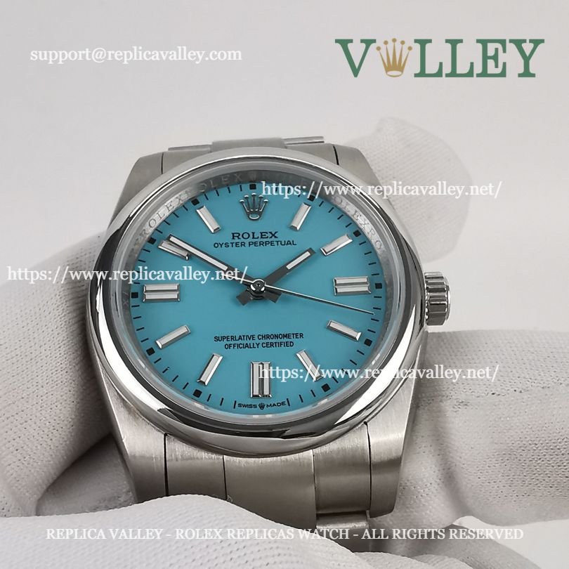 OP36004 Rolex Oyster Perpetual 126000 Turquoise Blue Dial