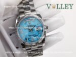 DD36006 Rolex Day-Date 128239 Fluted Bezel Turquoise Dial - Image 2