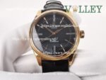 C101 Rolex Cellini Time 50505 Black Leather Strap Black Dial - Image 5