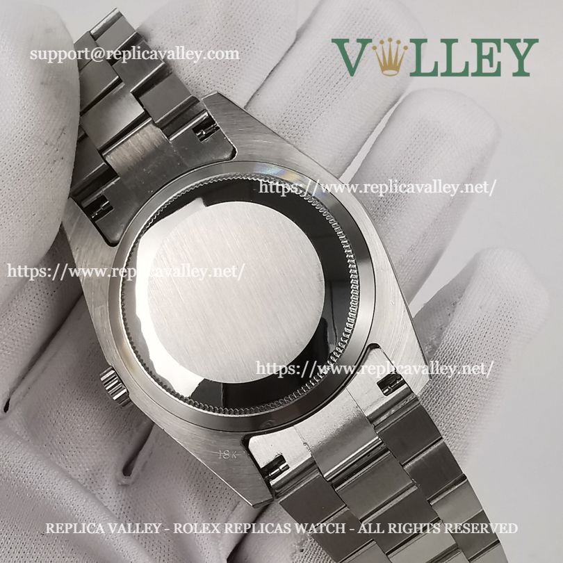 DD36004 Rolex Day-Date 128239 Fluted Bezel MOP White Diamond Dial