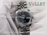 DJ36002 Rolex Datejust 116234 Fluted Bezel Black Roman Dial