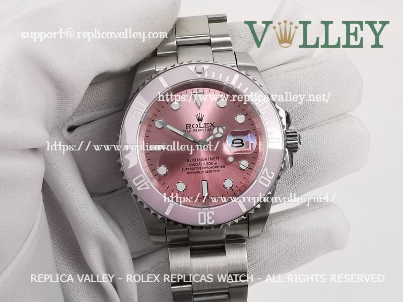 47e3f4d4760c2e2fbc346eb40248d591981bc78c S104 Rolex Submariner 116610 Custom Made Pink Edition - Image 1