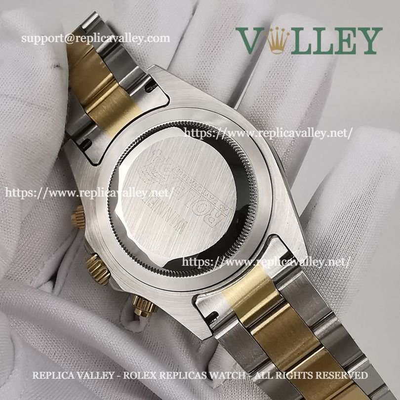 D210 Rolex Daytona 116503 Two Tone Black Mother of Pearl Dial