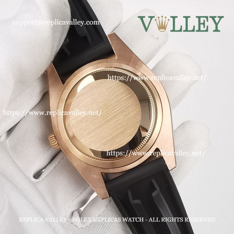 SKD221 Rolex Sky-Dweller 326235 Rubber Strap Dark Rhodium Dial