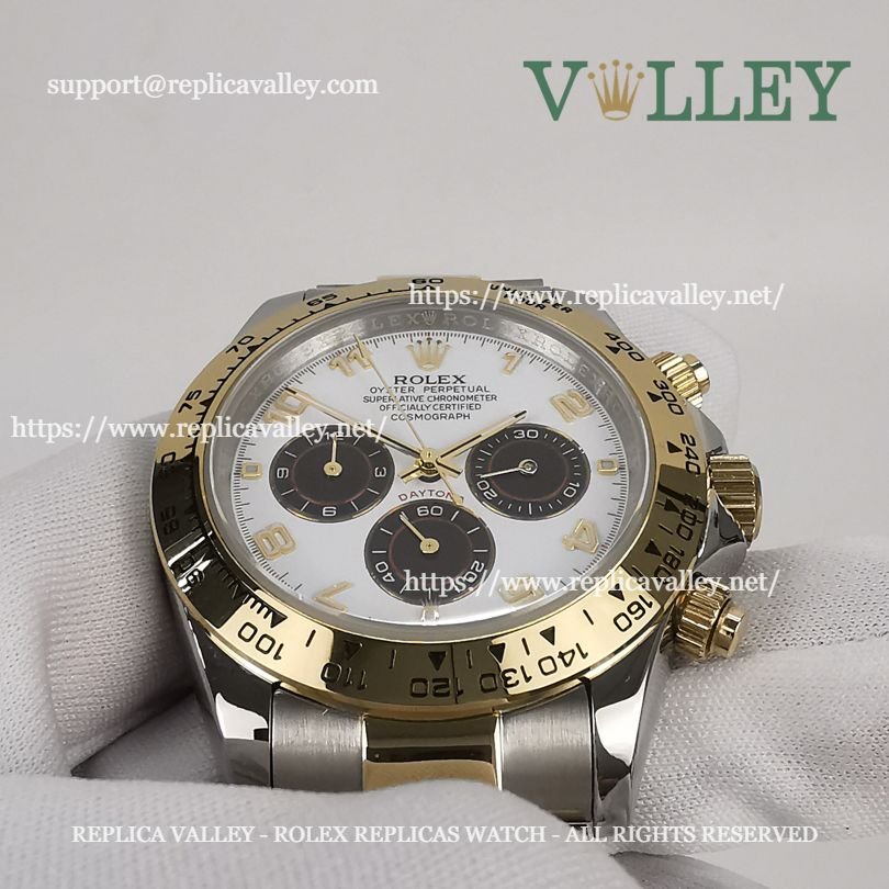 D209 Rolex Daytona 116503 Two Tone White Numeral Dial