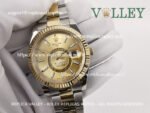 SKD101 Rolex Sky-Dweller 326933 Oyster Bracelet Gold Dial - Image 2