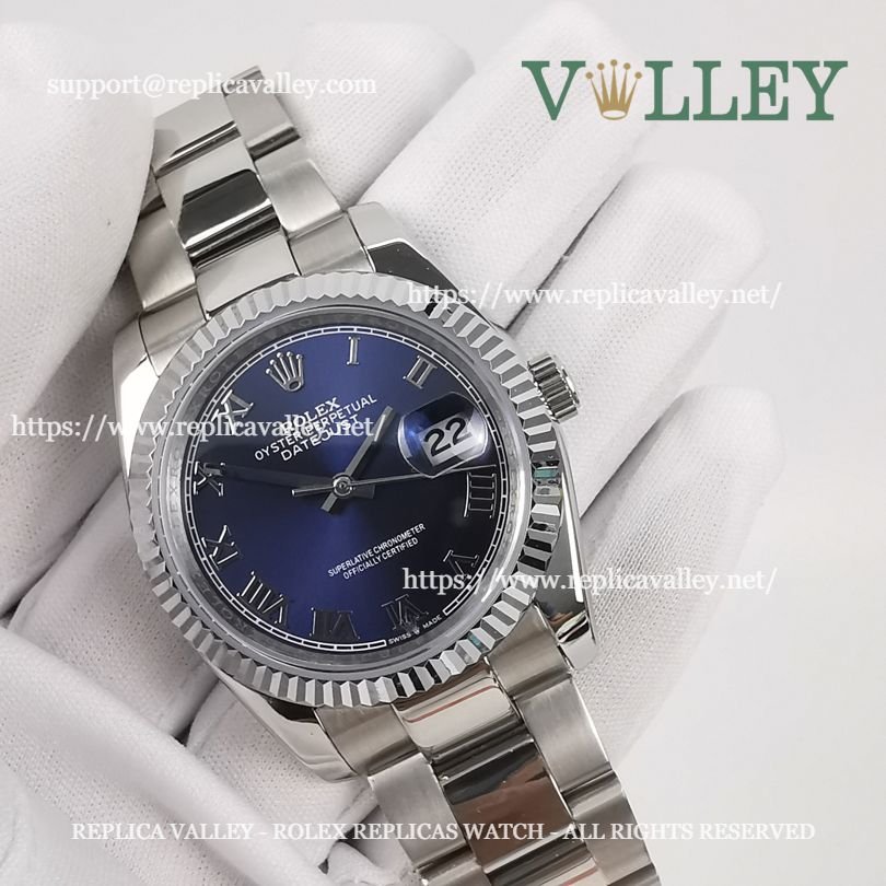 DJ36109 Rolex Datejust 116234 Blue Roman Dial Oyster Bracelet