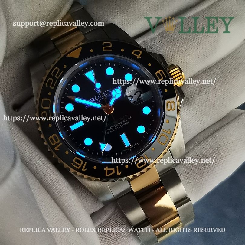 GM522 Rolex GMT-Master II 116713LN Yellow Gold & Stainless Steel