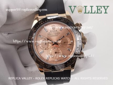 D605 Rolex Daytona 116515 Rose Gold Everose Diamond Dial