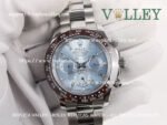 D102 Rolex Daytona 116506 Ice Blue Baguette Diamond Dial