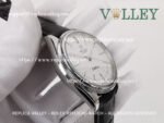 C002 Rolex Cellini Time 50509 Black Leather Strap White Dial - Image 3