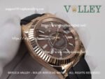 SKD223 Rolex Sky-Dweller 326235 Rubber Strap Chocolate Dial - Image 6