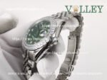 DJ36254 Rolex Datejust 126284 Diamond Bezel Olive Green Palm Motif Dial - Image 4