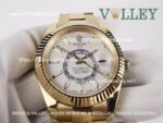 SKD302 Rolex Sky-Dweller 326938 Yellow Gold White Dial - Image 5