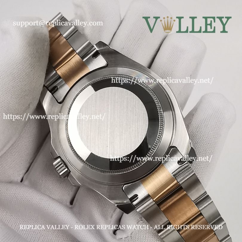 Y101 Rolex Yacht-Master 126621 Rose Gold Two-Tone Black Dial